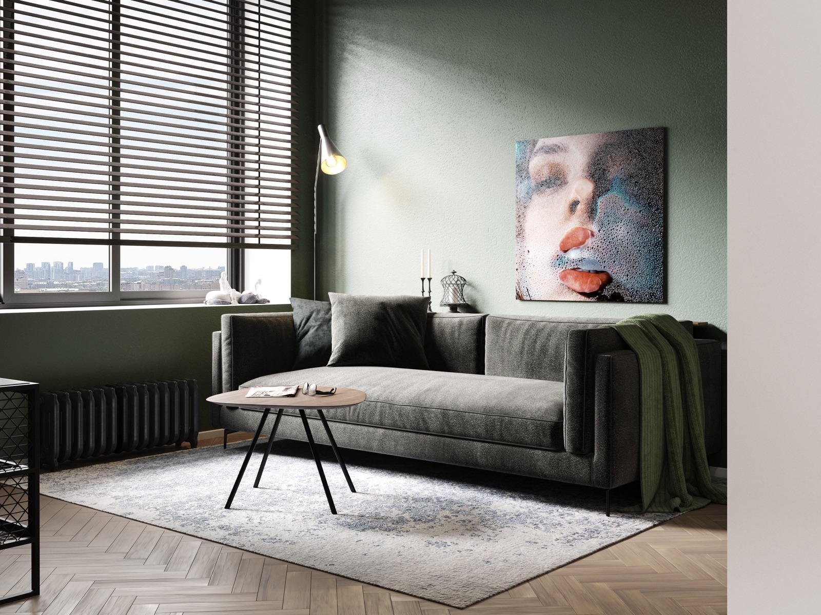 GRANY — дизайн-проект квартиры в Москве, Brench Architects