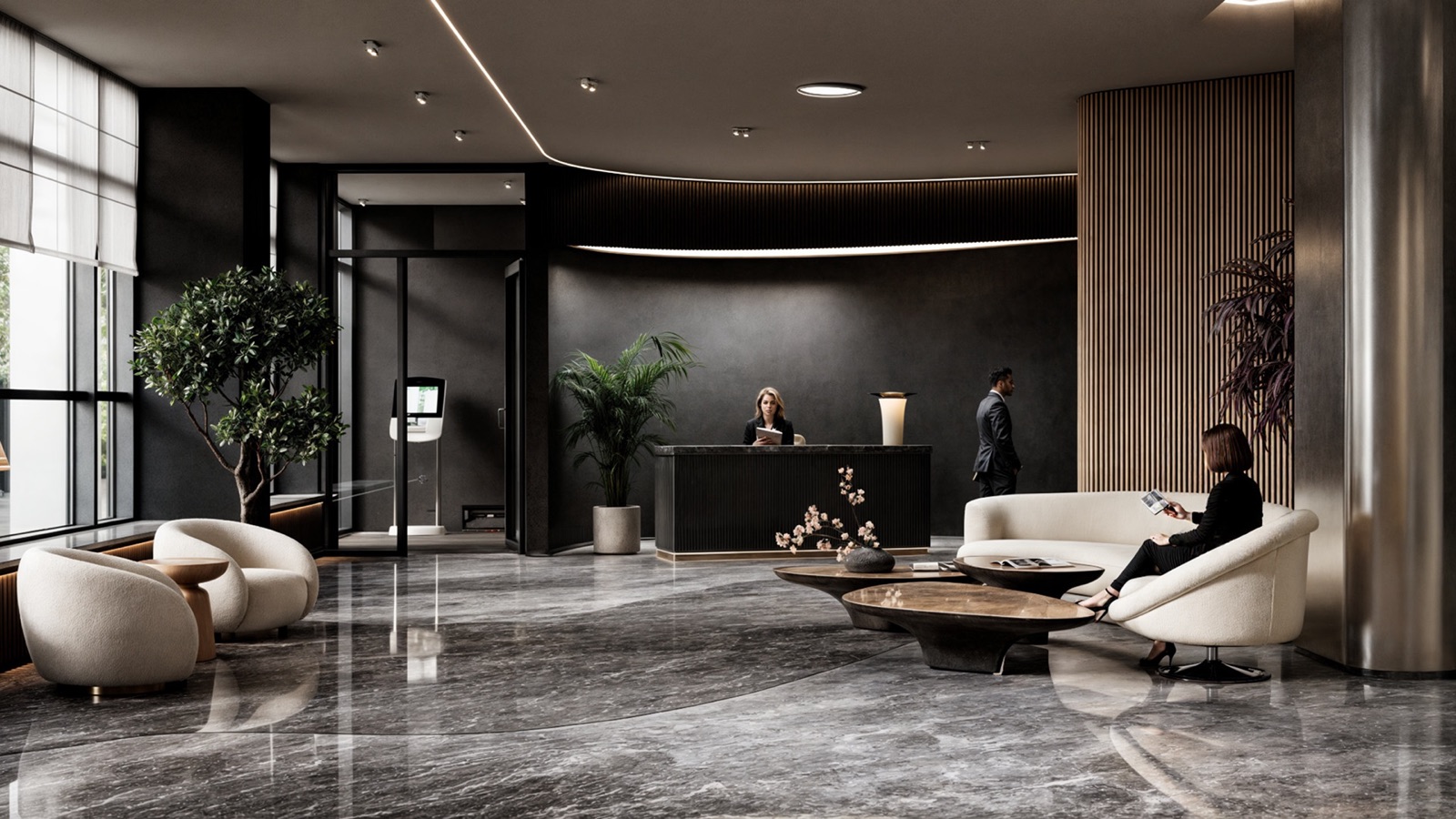 SBER PRIME OFFICE — дизайн-проект интерьера в Волгограде, Brench Architects