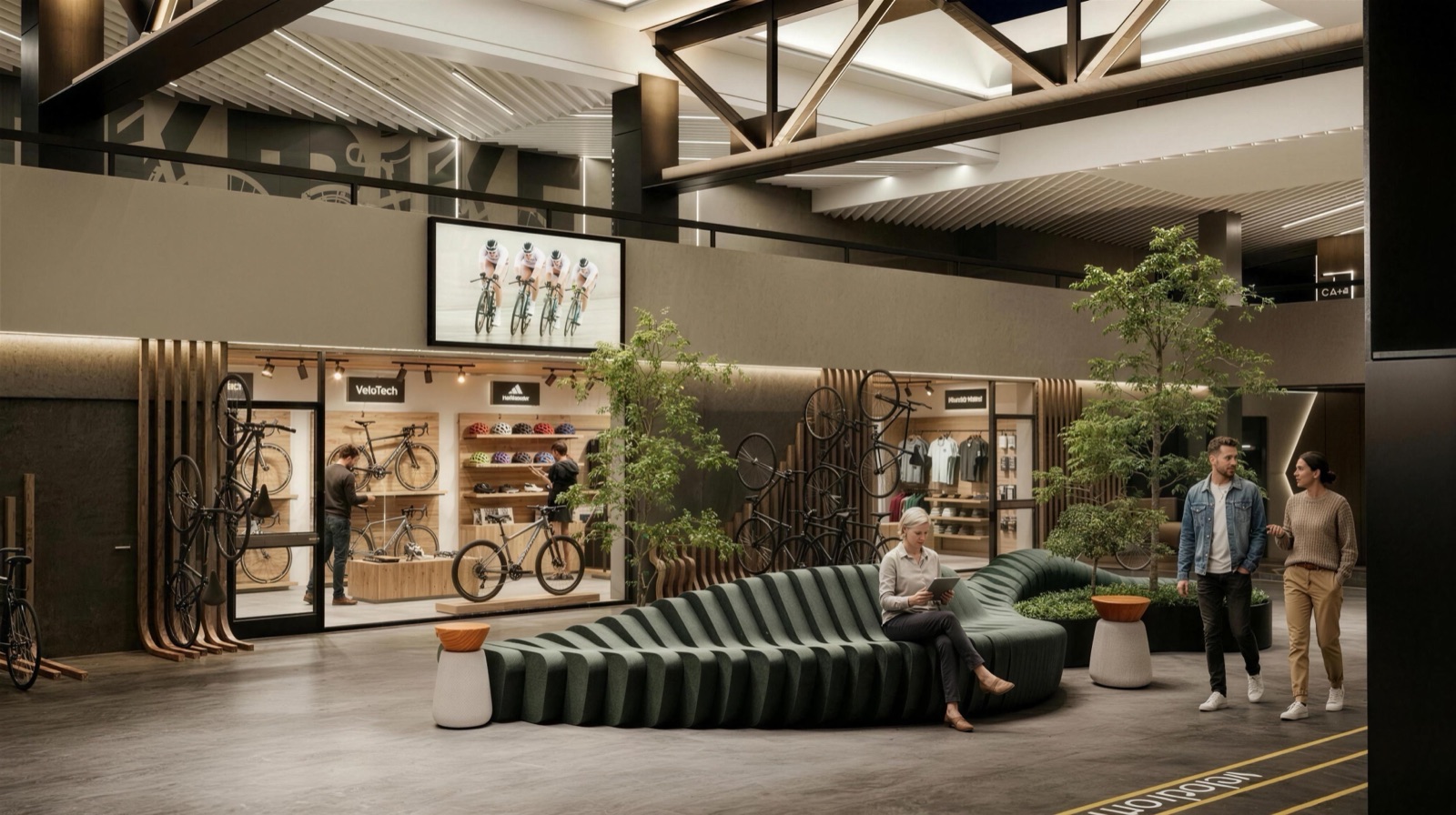 VELOTREK — дизайн-проект интерьера в Москве, Brench Architects